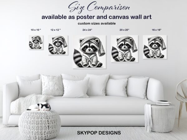 Raccoon Art