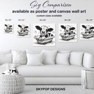 Cow Bath Art