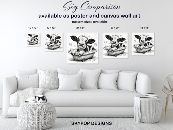 Cow Bath Art