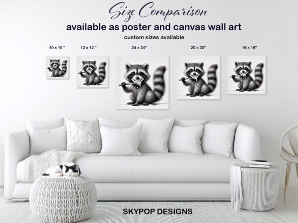 Raccoon Art