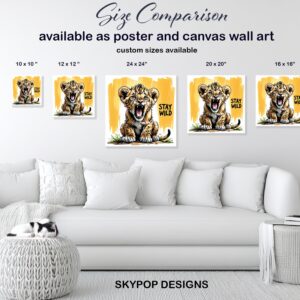 Baby Lion Roar Art