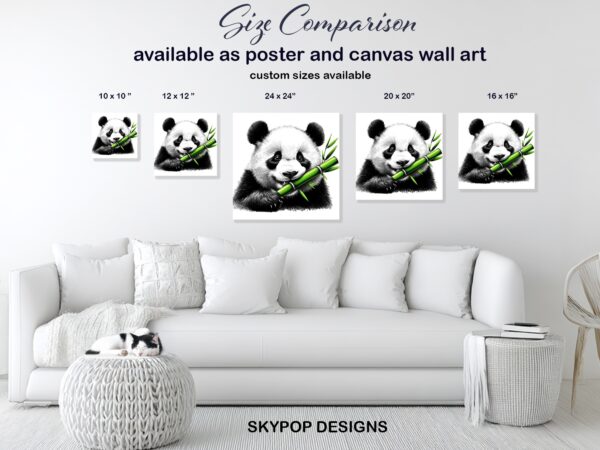 Panda Bamboo Art
