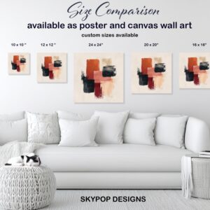 Geometric Brushstroke Art