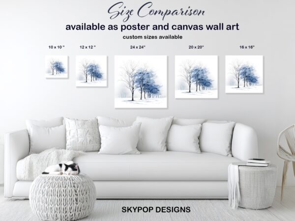 Winter Woods Art