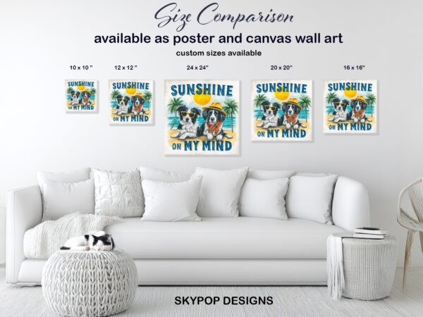 Beach Dogs Art