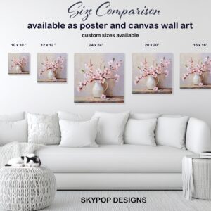 Cherry Blossom Vase Art