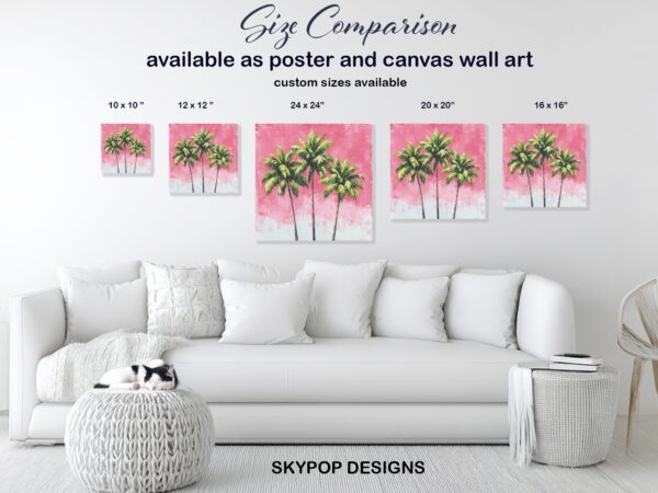 Tropical Palm Trees Art