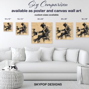 Pianist Silhouette Art