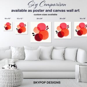 Red Circles Art