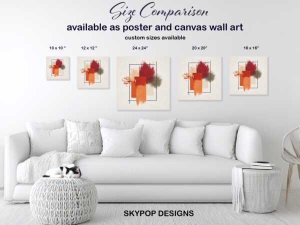 Autumn Brushstroke Art