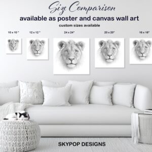 Lion Portrait Art