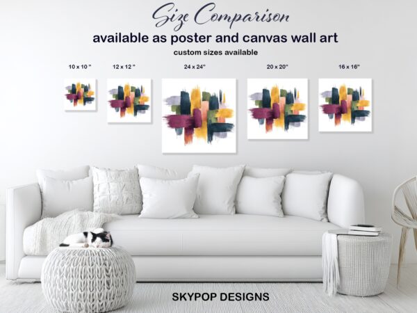 Vibrant Brushstrokes Art
