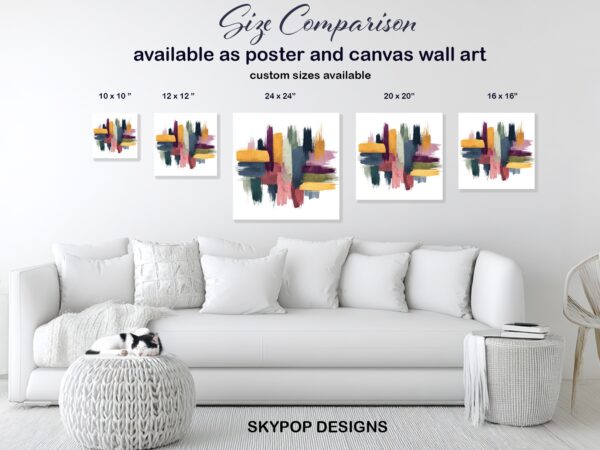 Vibrant Brushstroke Art