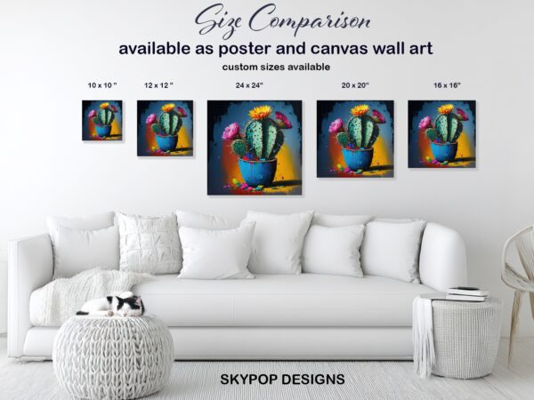 Cactus Bloom Art
