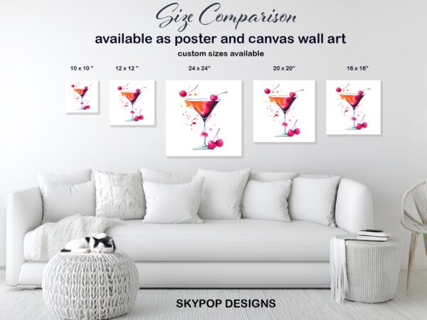 Cherry Martini Art