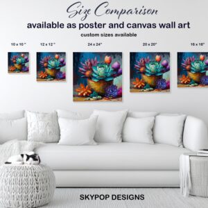 Succulent Garden Art