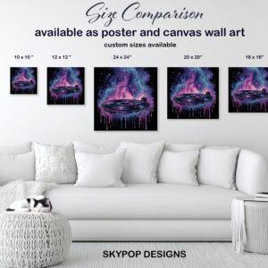 Cosmic Vinyl Art