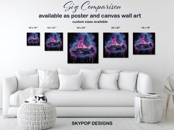 Cosmic Vinyl Art