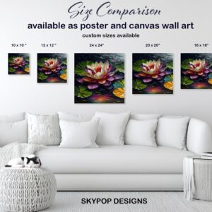 Water Lily Pond Art