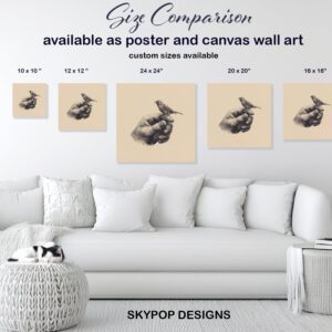 Bird on Hand Art
