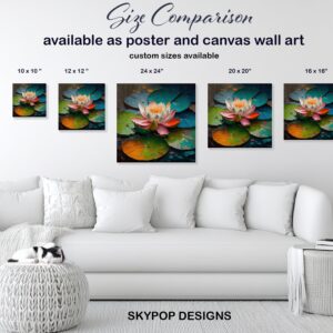 Water Lily Bloom Art