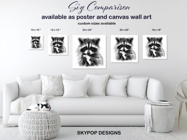 Raccoon Art