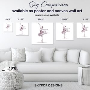 Ballerina Sketch Art
