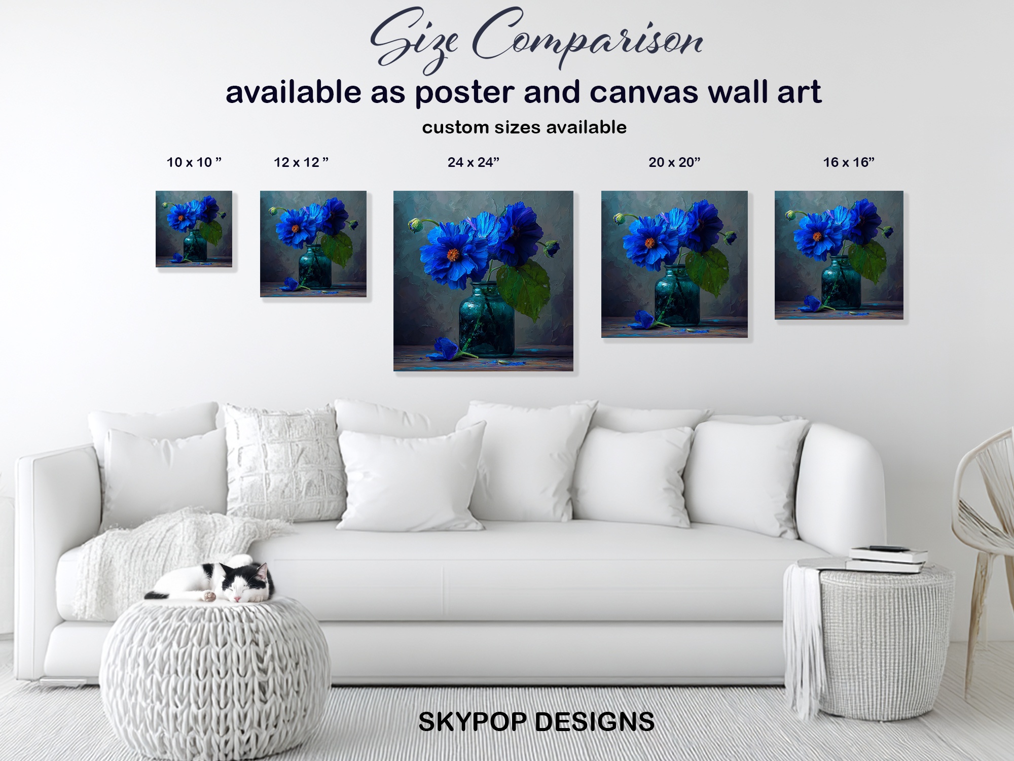 7.jpg Deep Blue Floral Art