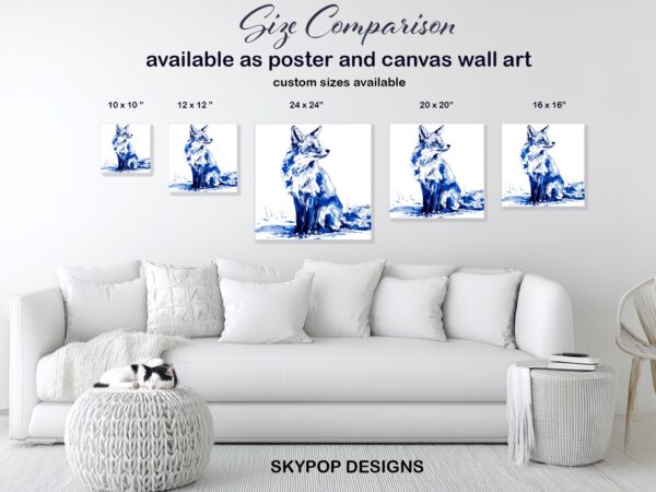 Blue Fox Art