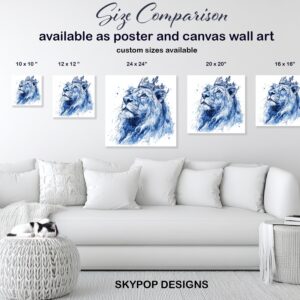 Crowned Lion Art