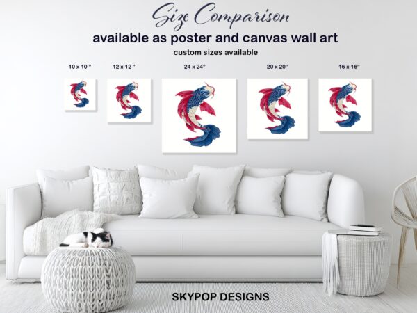 Koi Fish Art
