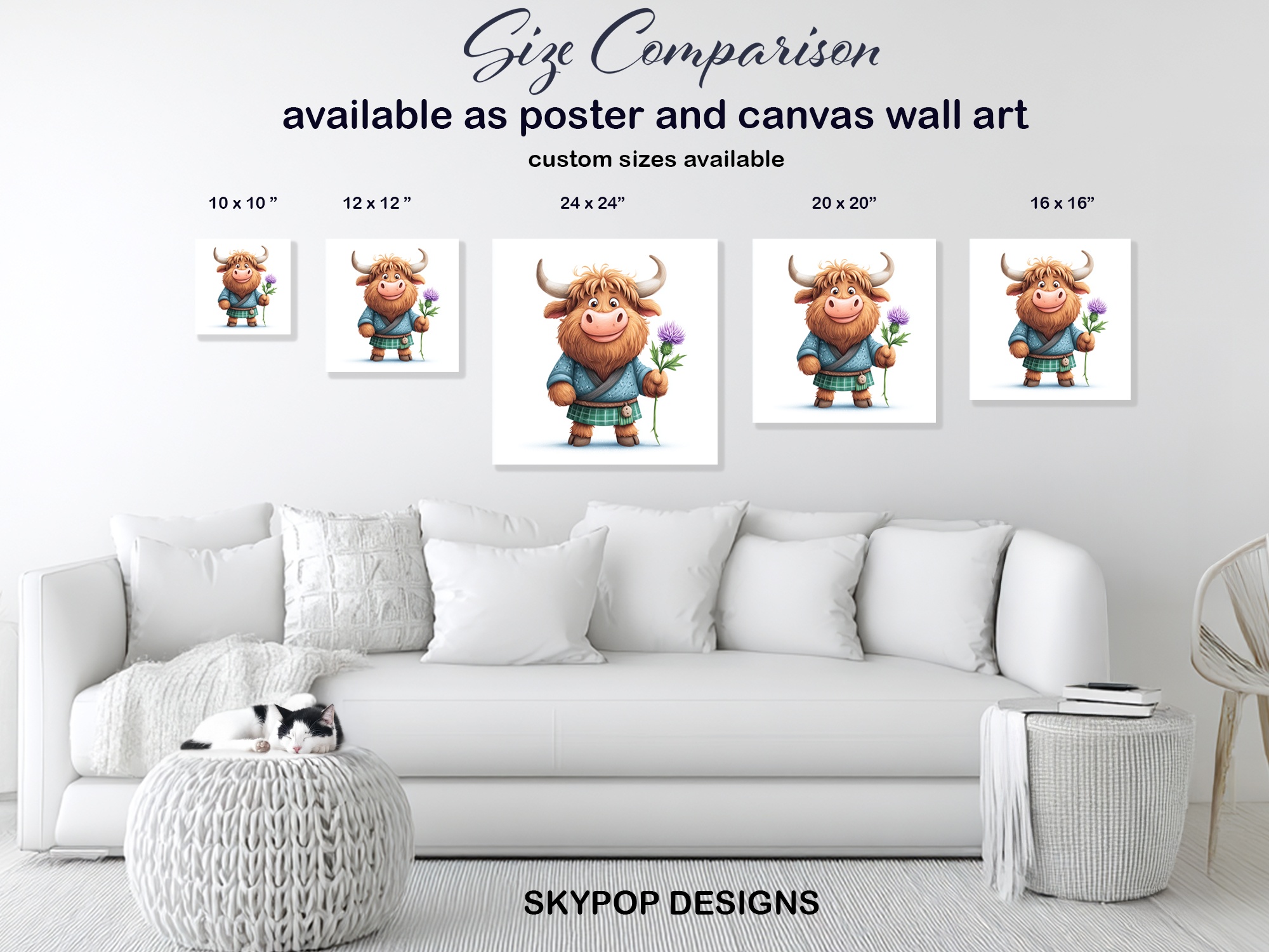 7.jpg Highland Cow Art