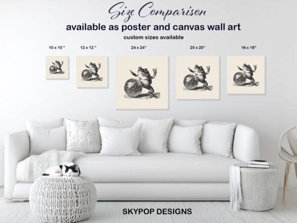 Disco Frog Art