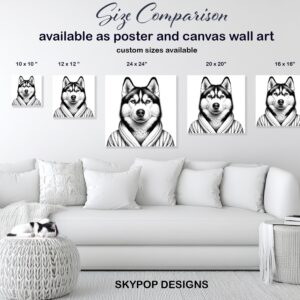 Siberian Husky Art