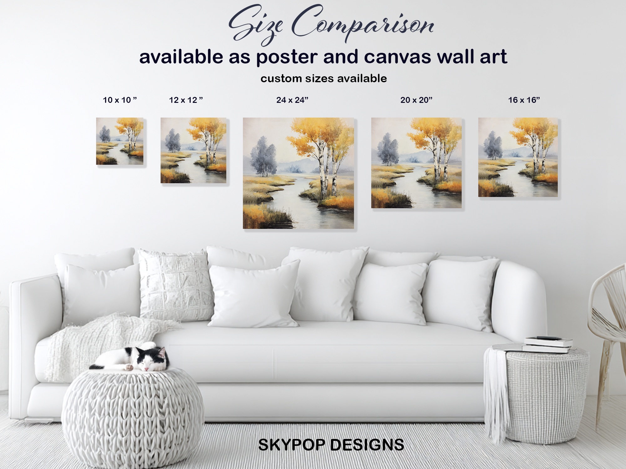 7.jpg Autumn Birch River Art