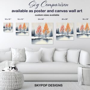 Autumn Trees Art