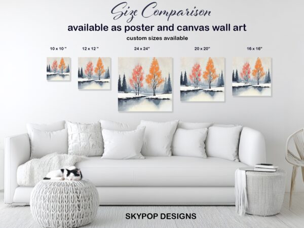 Autumn Trees Art