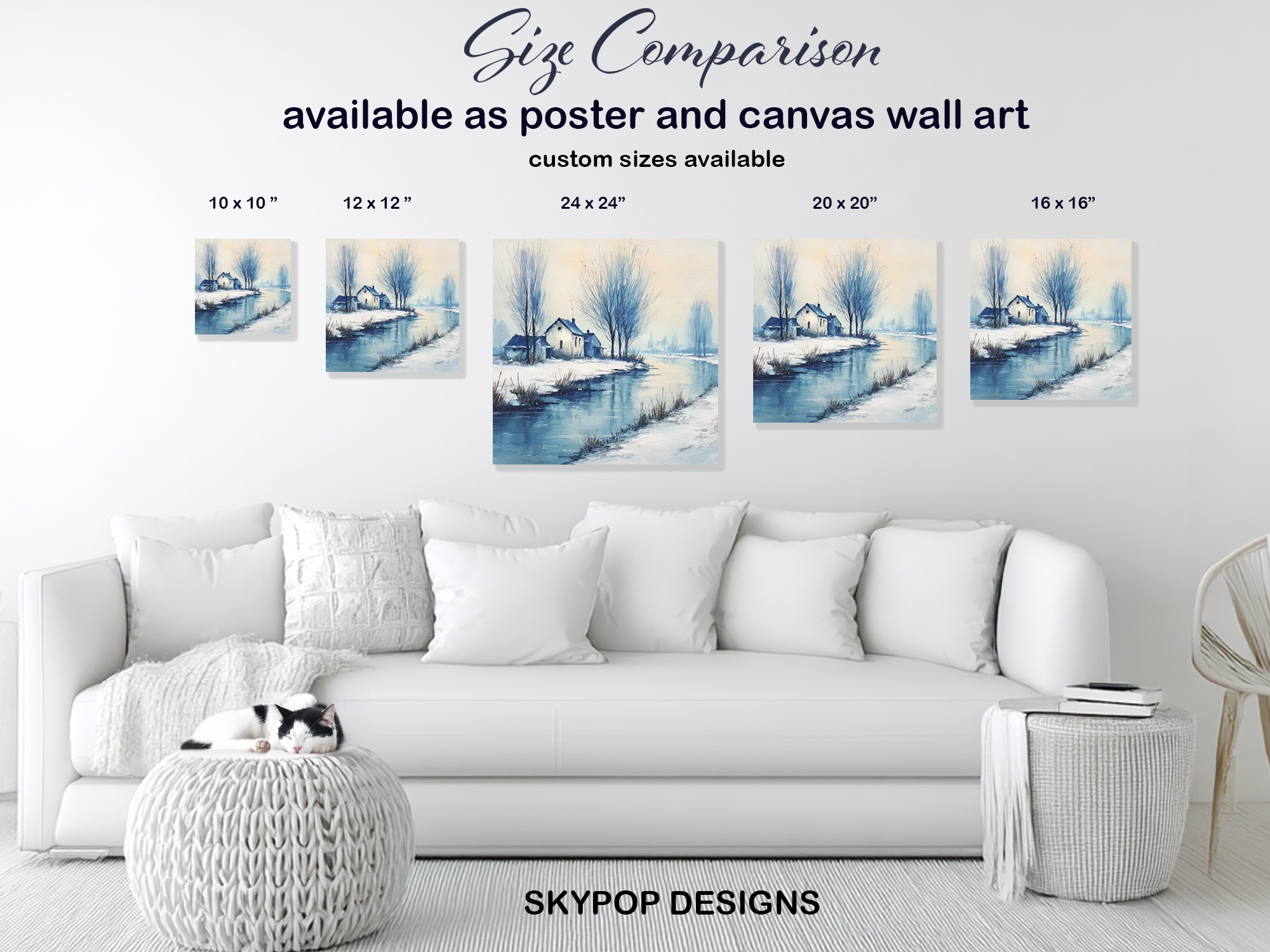 7.jpg Winter Cottage Art