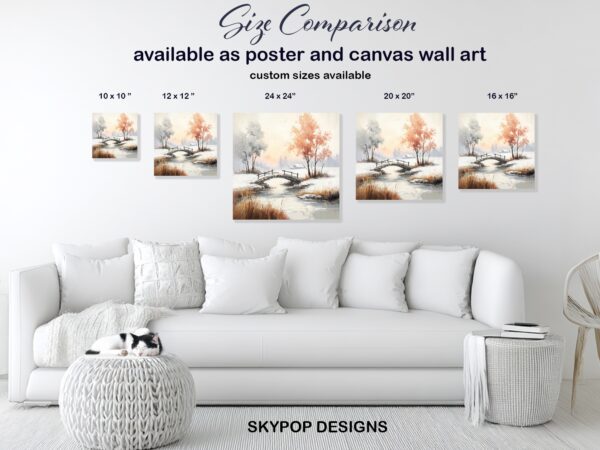 Winter Bridge Art