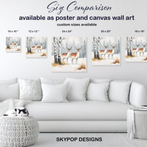 Deer Forest Art