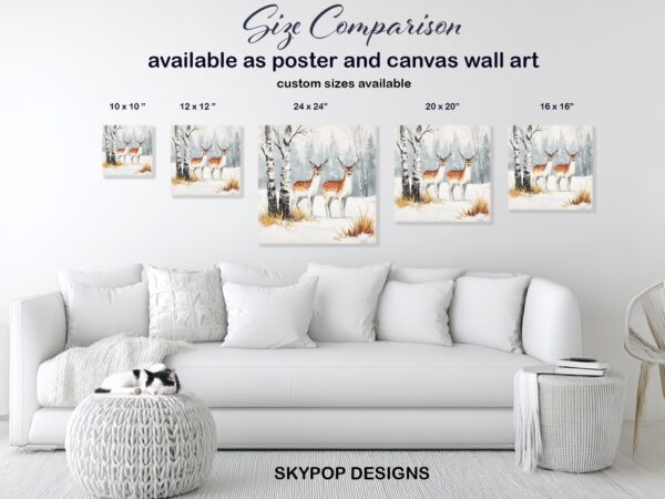 Deer Forest Art