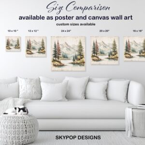 Mountain Lake Serenity Art