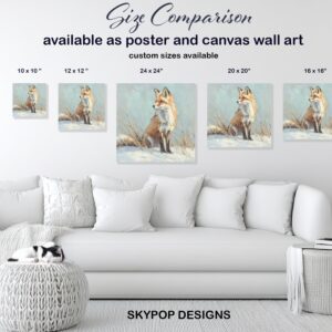 Fox Winter Art