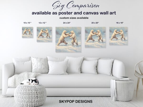 Polar Bear Dance Art