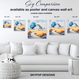 Countryside Farmhouse Art