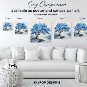 Blue Tree Art