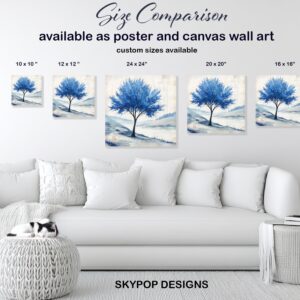 Blue Tree Art