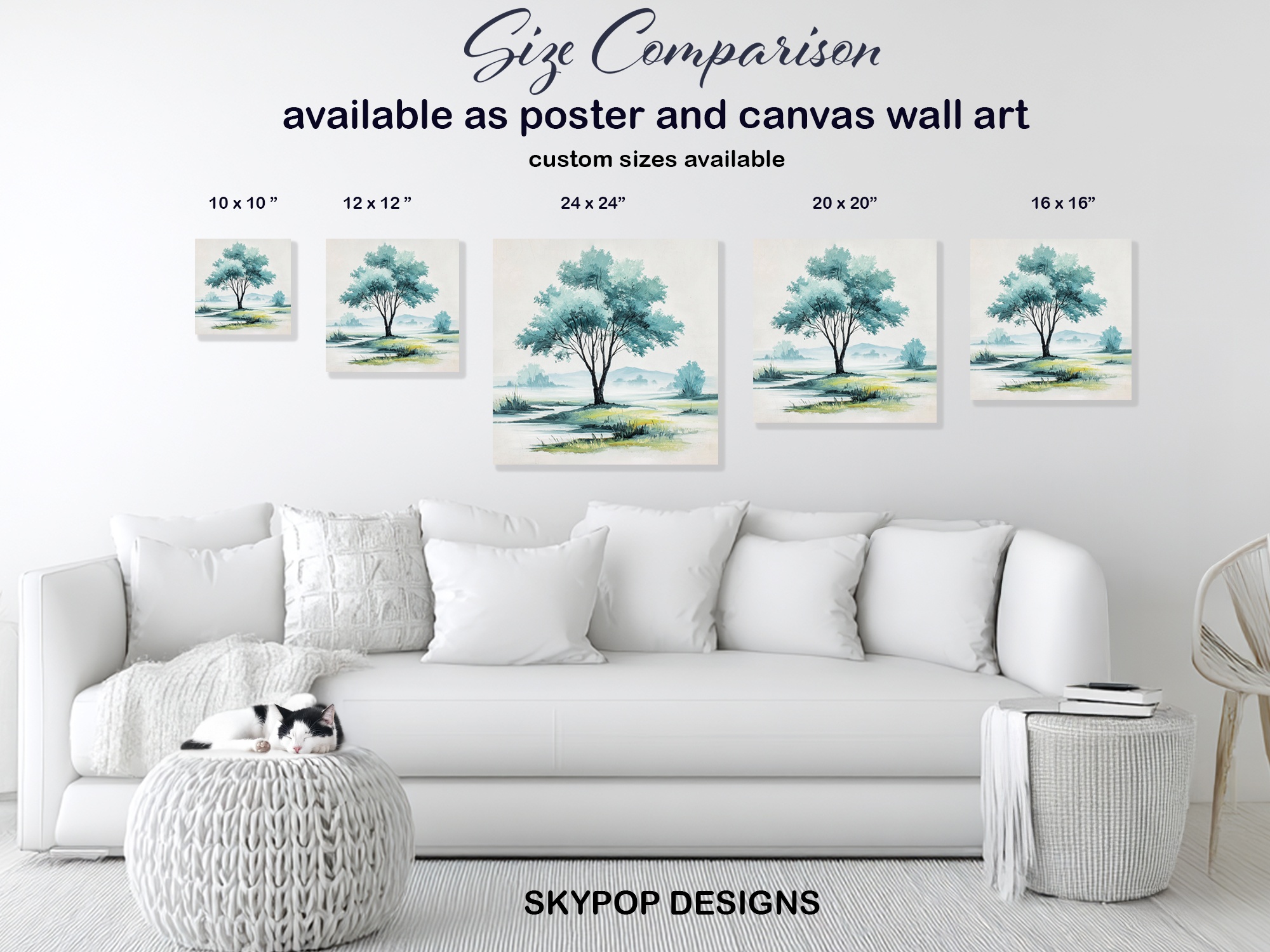 7.jpg Serene Tree Lake Art