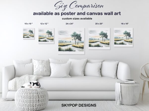 Serene Countryside Art