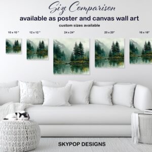 Forest Lake Bird Art